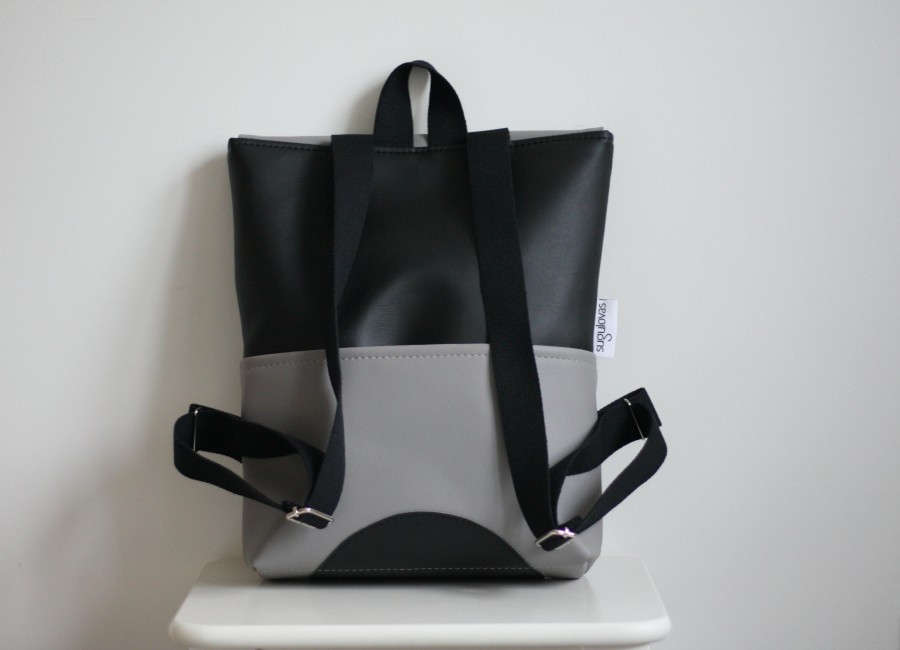 PILKA IR ŽYDRA geometrinė kuprinė