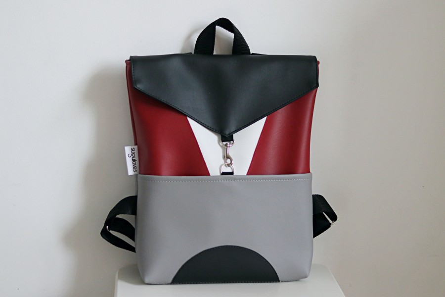 VYŠNINĖ IR PILKA kuprinė