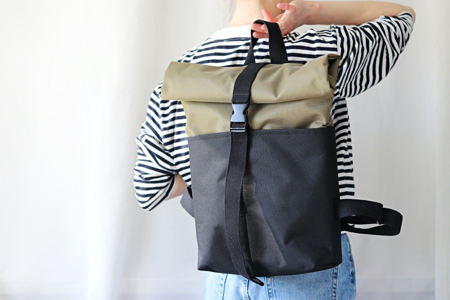 ŽALIA IR JUODA unisex kuprinė